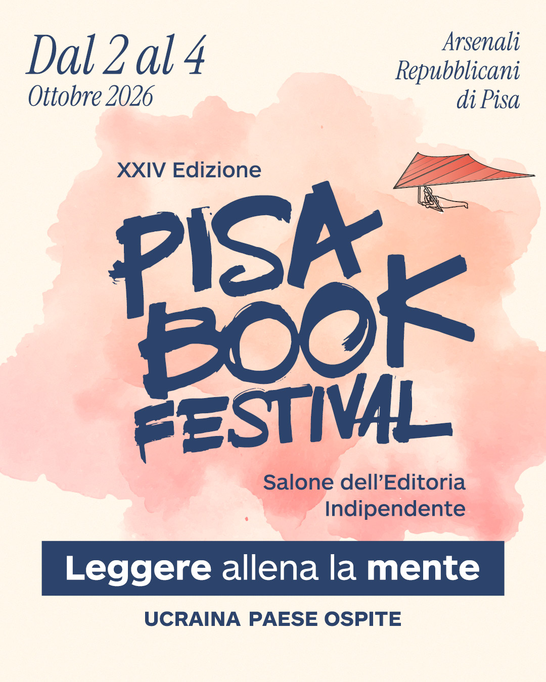 grafica ufficiale del Pisa Book Festival